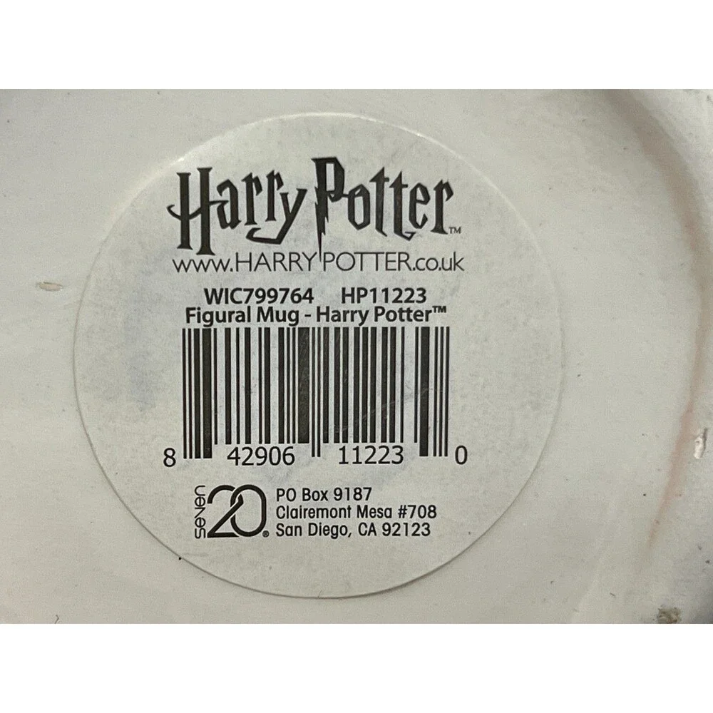 Seven20 Harry Potter Figural Ceramic Mug Character HP11223 - New!